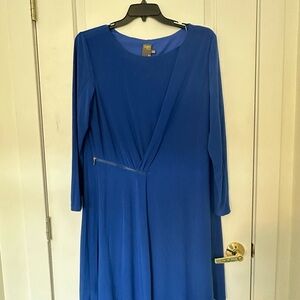 Elegant Blue Women's Dress